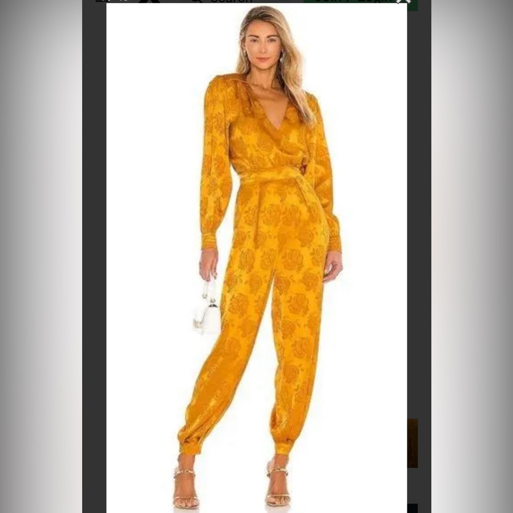 Ronny Kobo Kristine Pants in Mustard Yellow